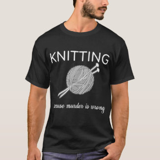 Stricken, weil Mord falsches T-Shirt