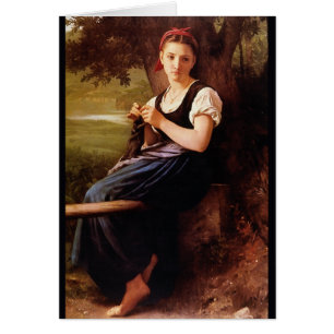 Strickende Frau durch William-Adolphe Bouguereau