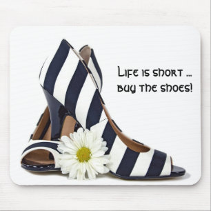 Strickende High Heels Mousepad