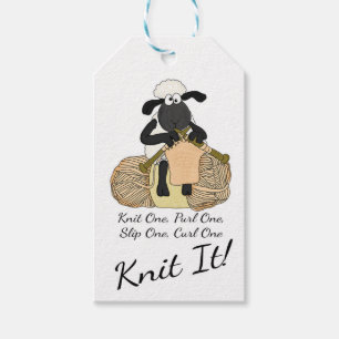 Strickende Schaf-kundenspezifische Geschenkanhänger