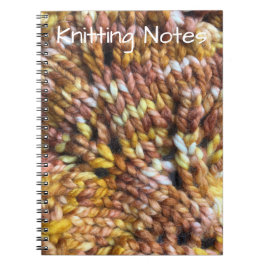 Strickendes Anmerkungsbuch Notizblock