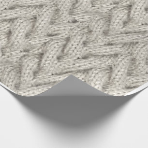 Strickendes Muster-Packpapier Geschenkpapier
