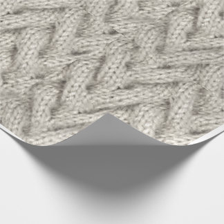 Strickendes Muster-Packpapier Geschenkpapier