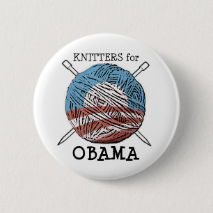 Stricker für Obama-Knopf #2 Button