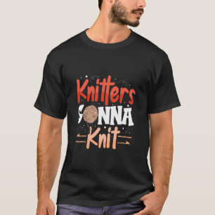 Stricker werden stricken - Häcker häkeln Stricken T-Shirt