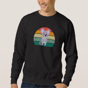 Strickerin Näherin Häkeln Nähnadel Häkelarbeiterin Sweatshirt