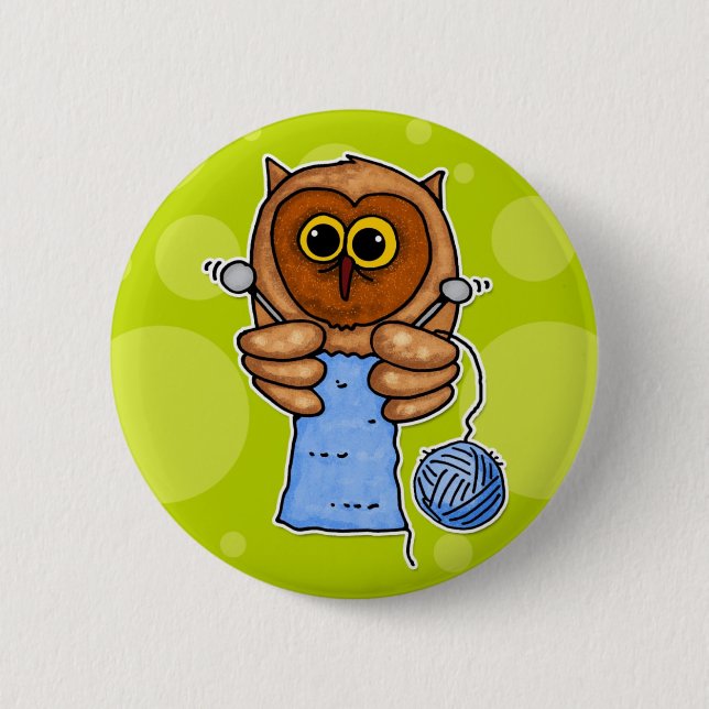 Strickeule Button (Vorderseite)