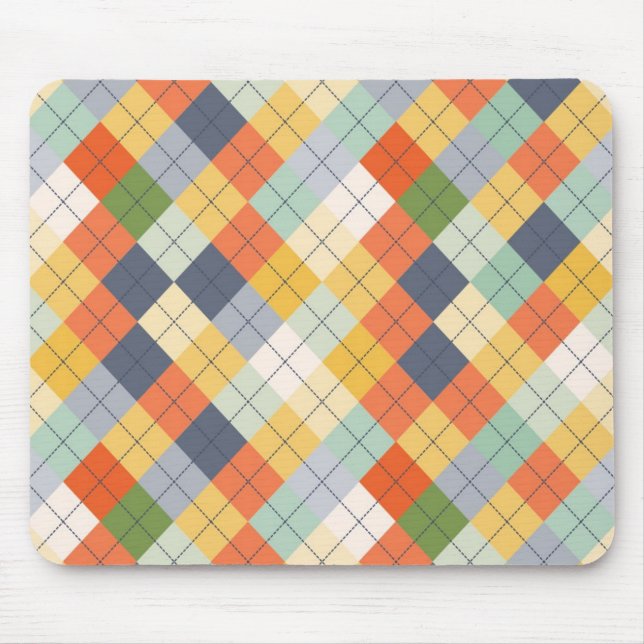 Strickjacke-Hintergrund 2 Mousepad (Vorne)