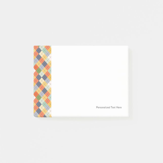 Strickjacke-Hintergrund 2 Post-it Klebezettel (Vorderseite)