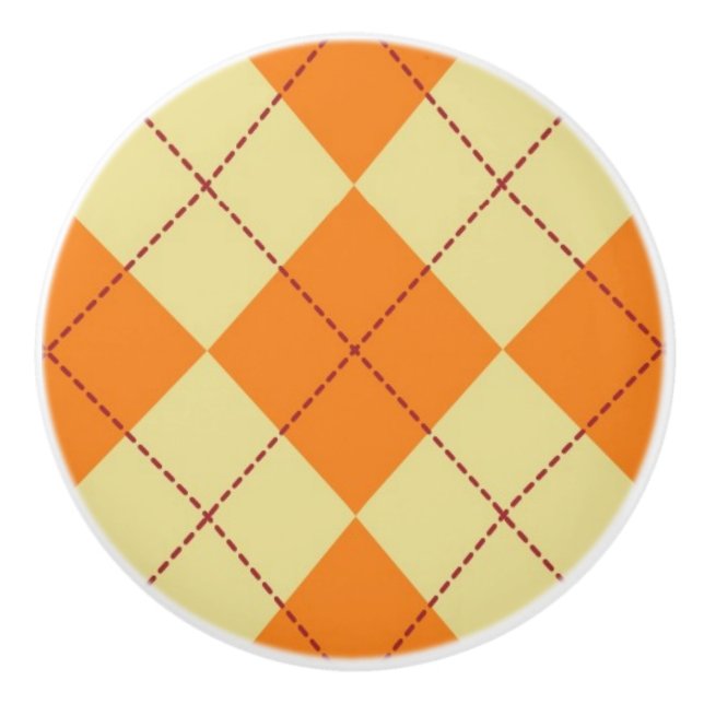 Strickjacke-Hintergrund Keramikknauf (Vorderseite)