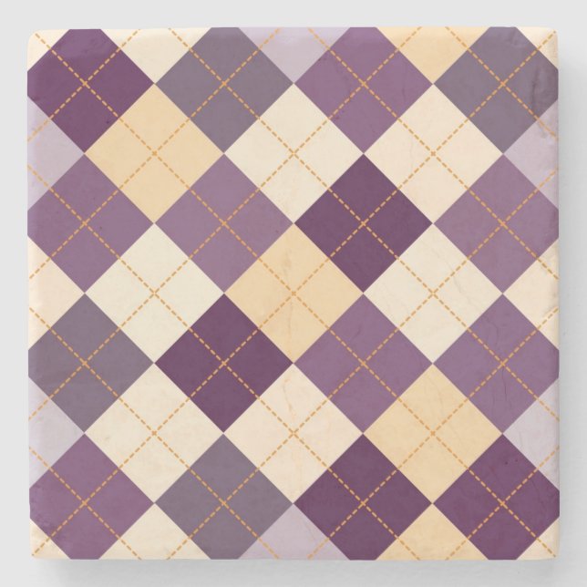 Strickjacke-Hintergrund Steinuntersetzer (Vorderseite)