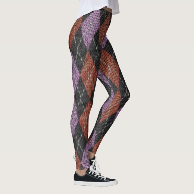 Strickjacke-Muster Leggings (Rechts)