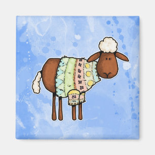 Strickjackeschafe Magnet