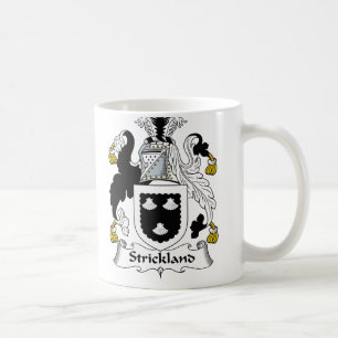 Strickland Familienwappen Kaffeetasse
