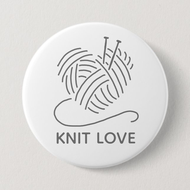 Strickliebe-Button Button (Vorderseite)