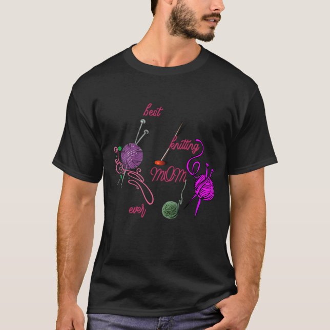 Strickmama überhaupt T-Shirt (Vorderseite)