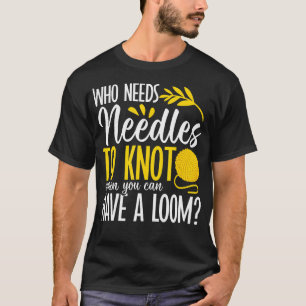 Strickmaschine mit Webstuhl-Garn-Aufnahmevorrichtu T-Shirt