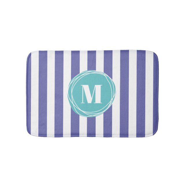 Strickmonogramm Badematte (Vorderseite)