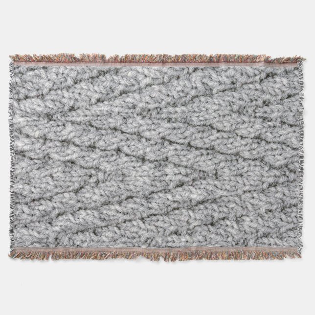 Strickmuster Decke (Vorderseite)