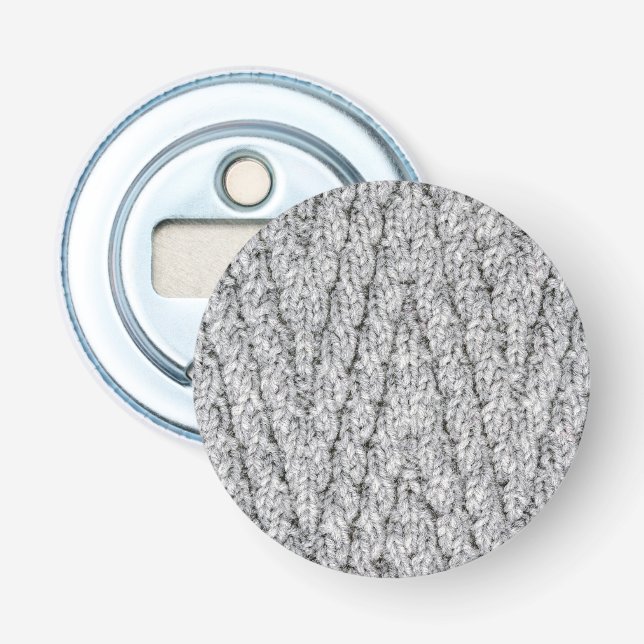 Strickmuster Flaschenöffner (Vorderseite)