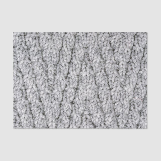 Strickmuster Seidenpapier (Vorderseite)