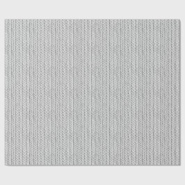 Strickpapier aus Weißgarn Geschenkpapier