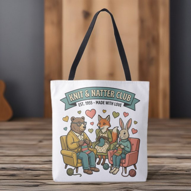 Strickprojekt-Tasche und Tote Tasche (Looking for the perfect gift for your favorite crafter? )