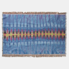 Strickte Gefärbte Krawatte Decke