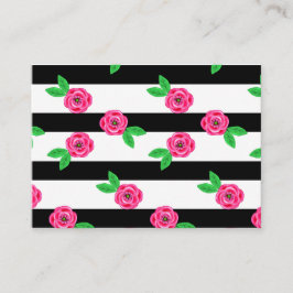 Strickte Rose Visitenkarte
