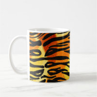Strickte Tiger Fur Print Pattern