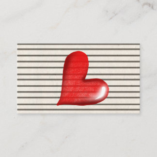 Strickte Visitenkarten Visitenkarte