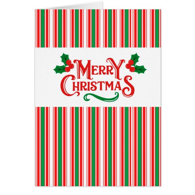 Strickte Weihnachtskarte (Vorne)