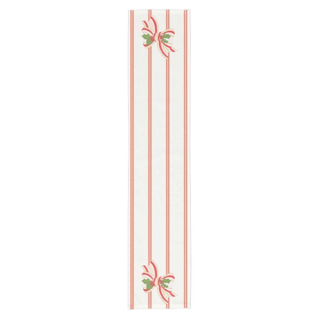 Strickter Tischläufer für Weihnachtsbäume - Vintag (Vorderseite)