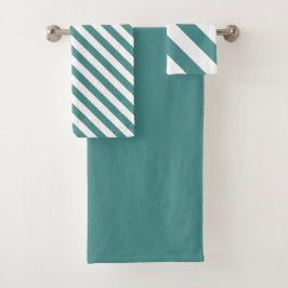 Stricktes Aquamarines Bad Badewanne Handtuch Set
