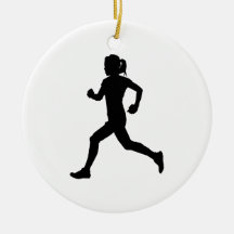 Stride in Grace: Marathon-Silhouette für Frauen