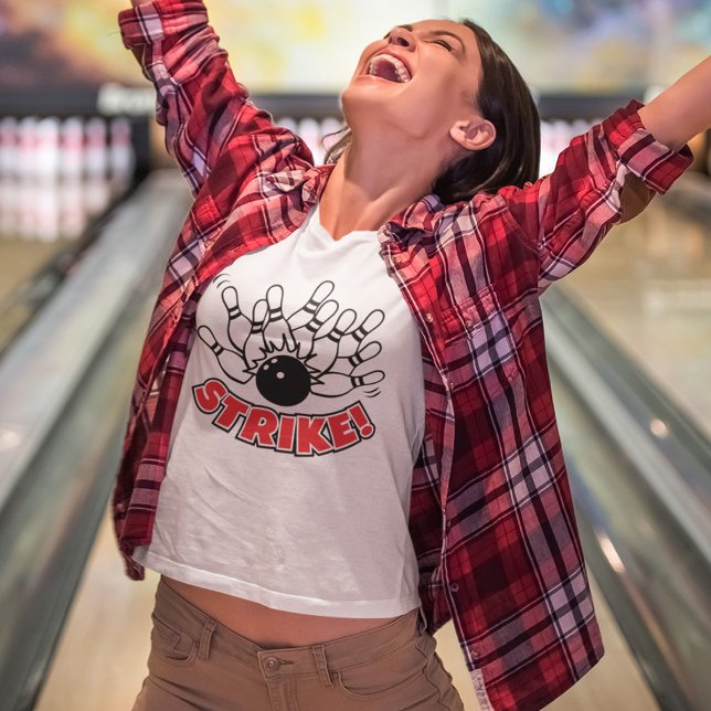 Strike - 10-Pin Bowling T-Shirt (Von Creator hochgeladen)