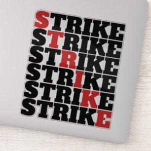 STRIKE! AUFKLEBER