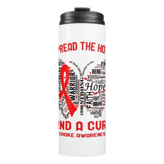 Strike Awareness Month Ribbon Geschenke Thermosbecher (Vorderseite)