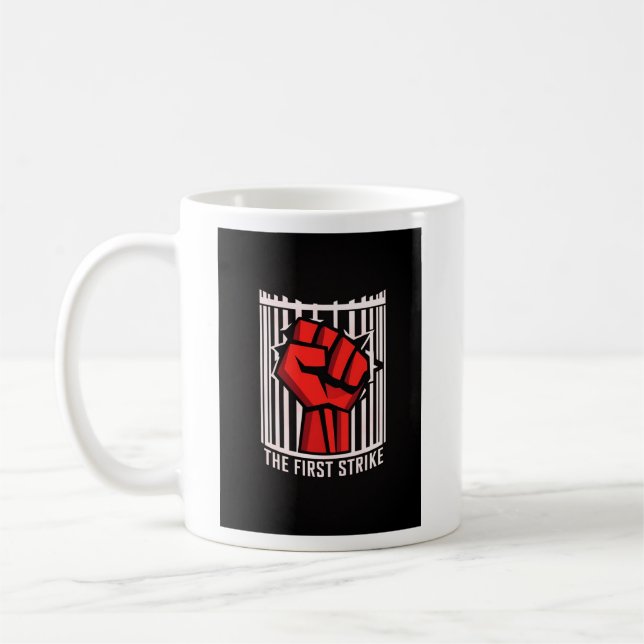STRIKE ERSTE - Vintage Boxrückführung Kaffeetasse (Links)