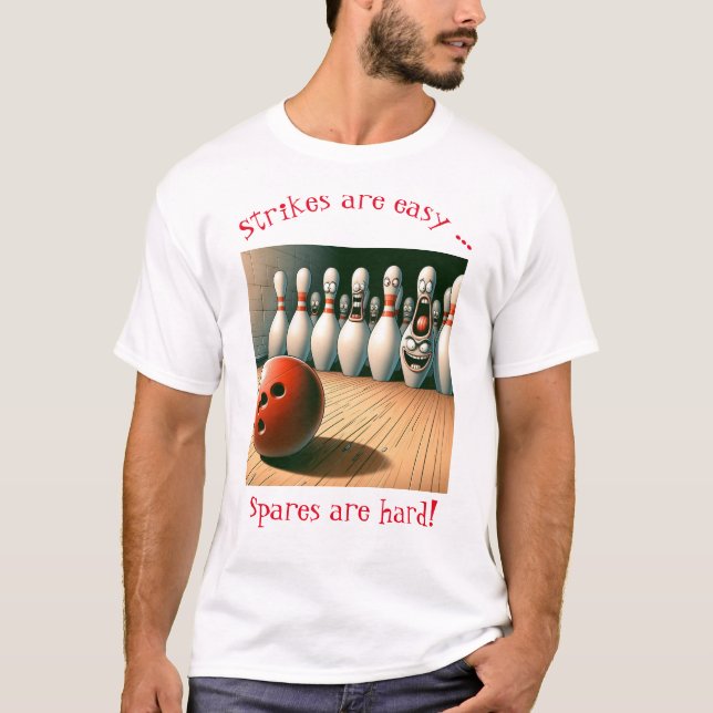 Strike sind einfach, Ersatzteile hart, T - Shirt L (Vorderseite)