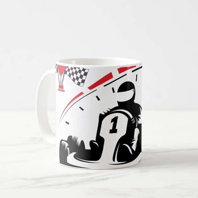 Strike with Style: The Ultimate karting Mug (Devant gauche)