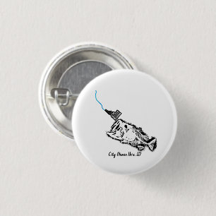 STRIKENDE PATRIOT ID - CUSTOM CITY NAME ONE BAD BA BUTTON