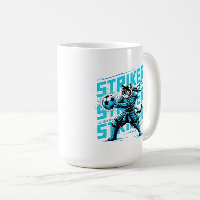 Striker Anime Gift for Players & Coaches Kaffeetasse (VorderseiteRechts)