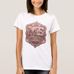Striking Gold ABSTRACT ART Moderne Gestaltung T-Shirt
