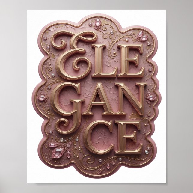 Striking Gold ELEGANZ Poster (Vorne)