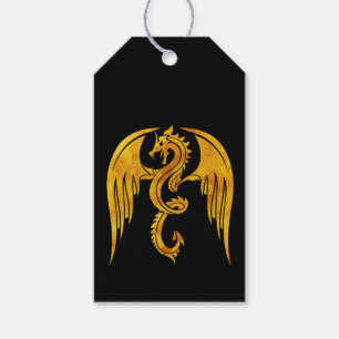 Striking Gold und Black Mythical Dragon   Geschenkanhänger