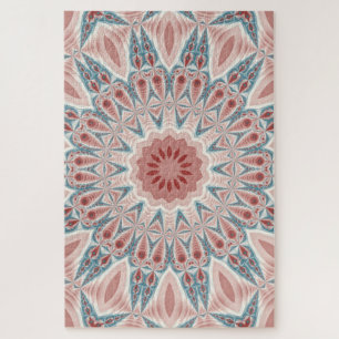 Striking Modern Kaleidoscope Mandala Fractal Art