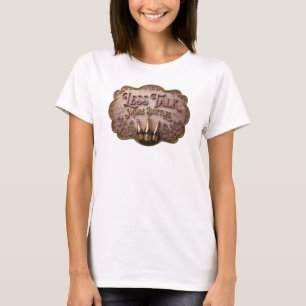 Striking Pink WENIGER REDEN MEHR FLASCHEN Custom T T-Shirt