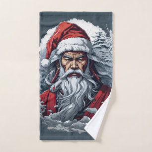 Striking Samurai Santa Claus