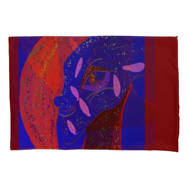 Strikingly Beautiful Creature Pillowcase Set Kissenbezug (Vorderseite-Links)